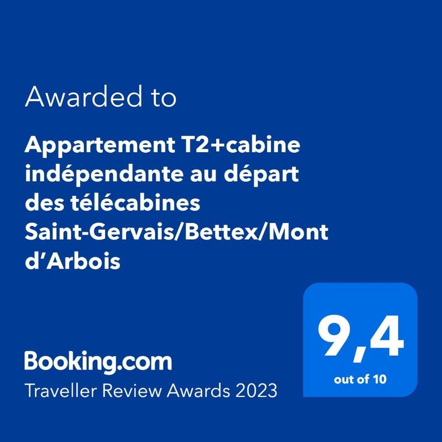 Appartement T2+Cabine Independante Au Depart Des Telecabines Saint-Gervais/Bettex/Mont D'Arbois Luaran gambar