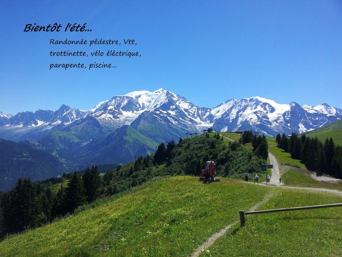 Appartement T2+Cabine Independante Au Depart Des Telecabines Saint-Gervais/Bettex/Mont D'Arbois Luaran gambar