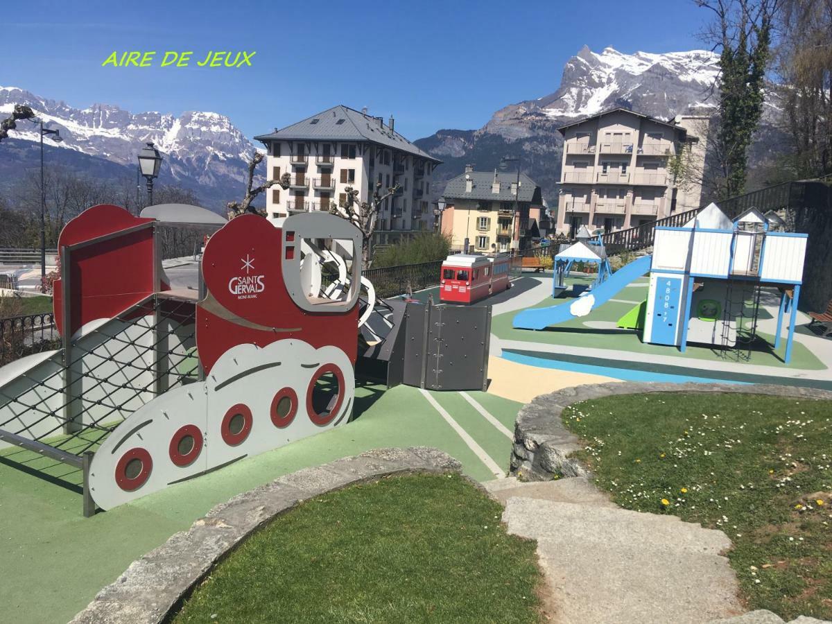 Appartement T2+Cabine Independante Au Depart Des Telecabines Saint-Gervais/Bettex/Mont D'Arbois Luaran gambar